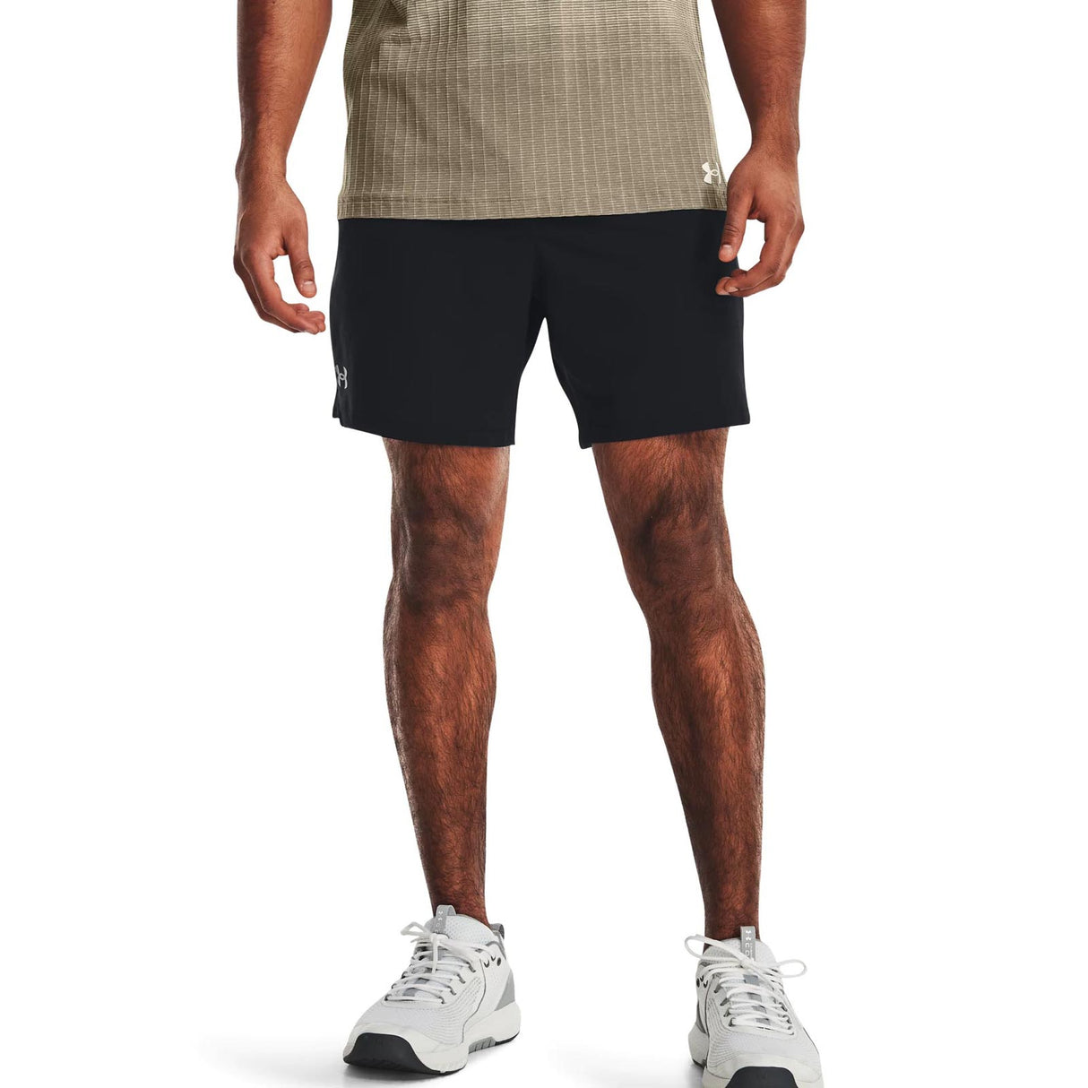 UA Mens Vanish Woven 6in Short Black