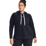 UA Womens Rival Fleece HB Hoodie Black