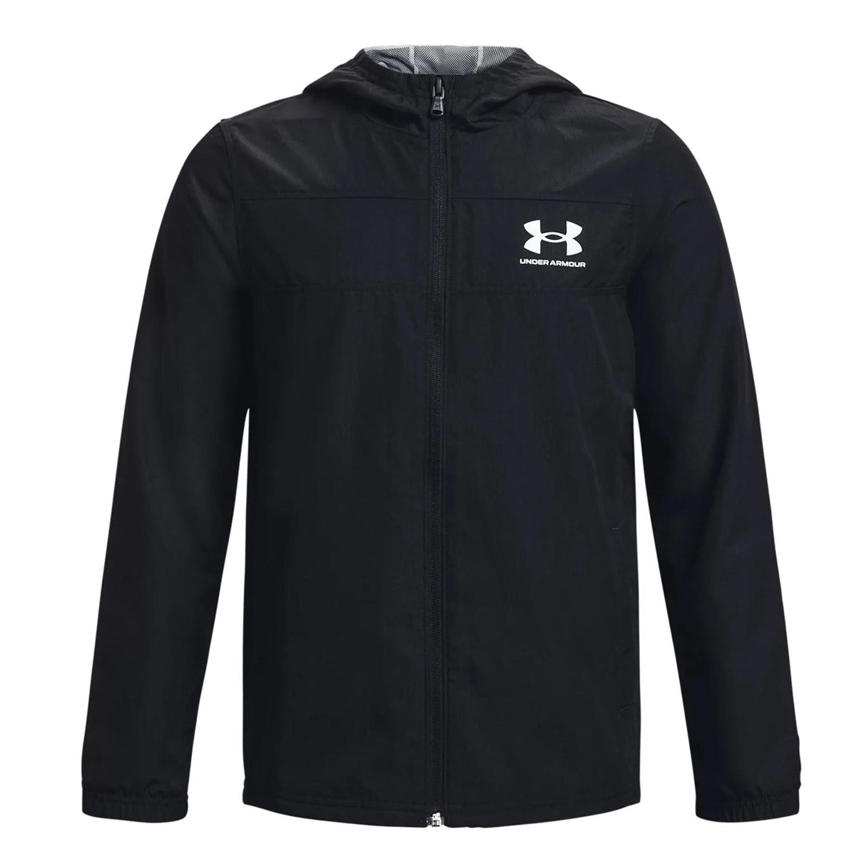 UA BOYS SPORTSTYLE WINDBREAKER BLACK