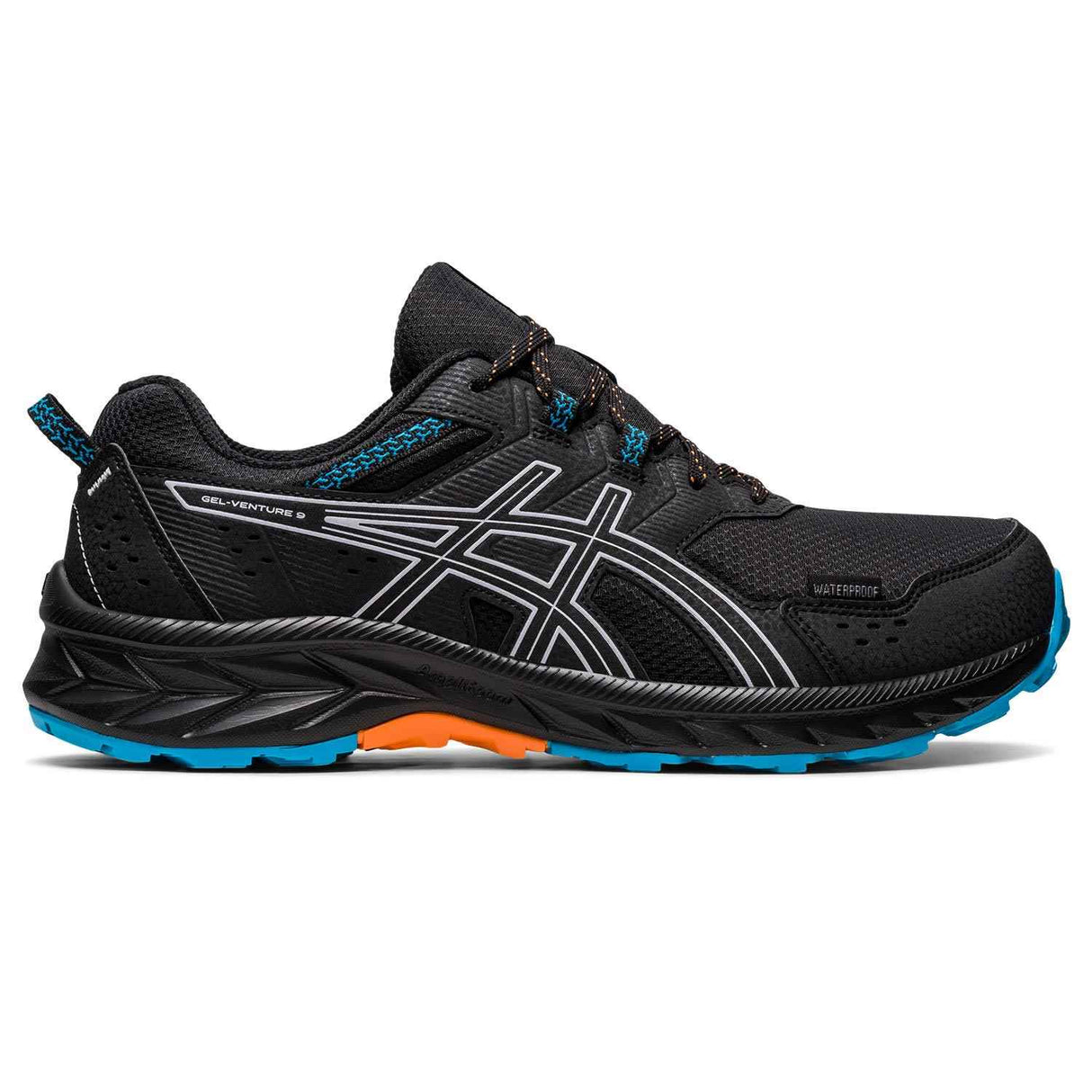 Asics Gel-Venture 9 WP Mens Black/Blue