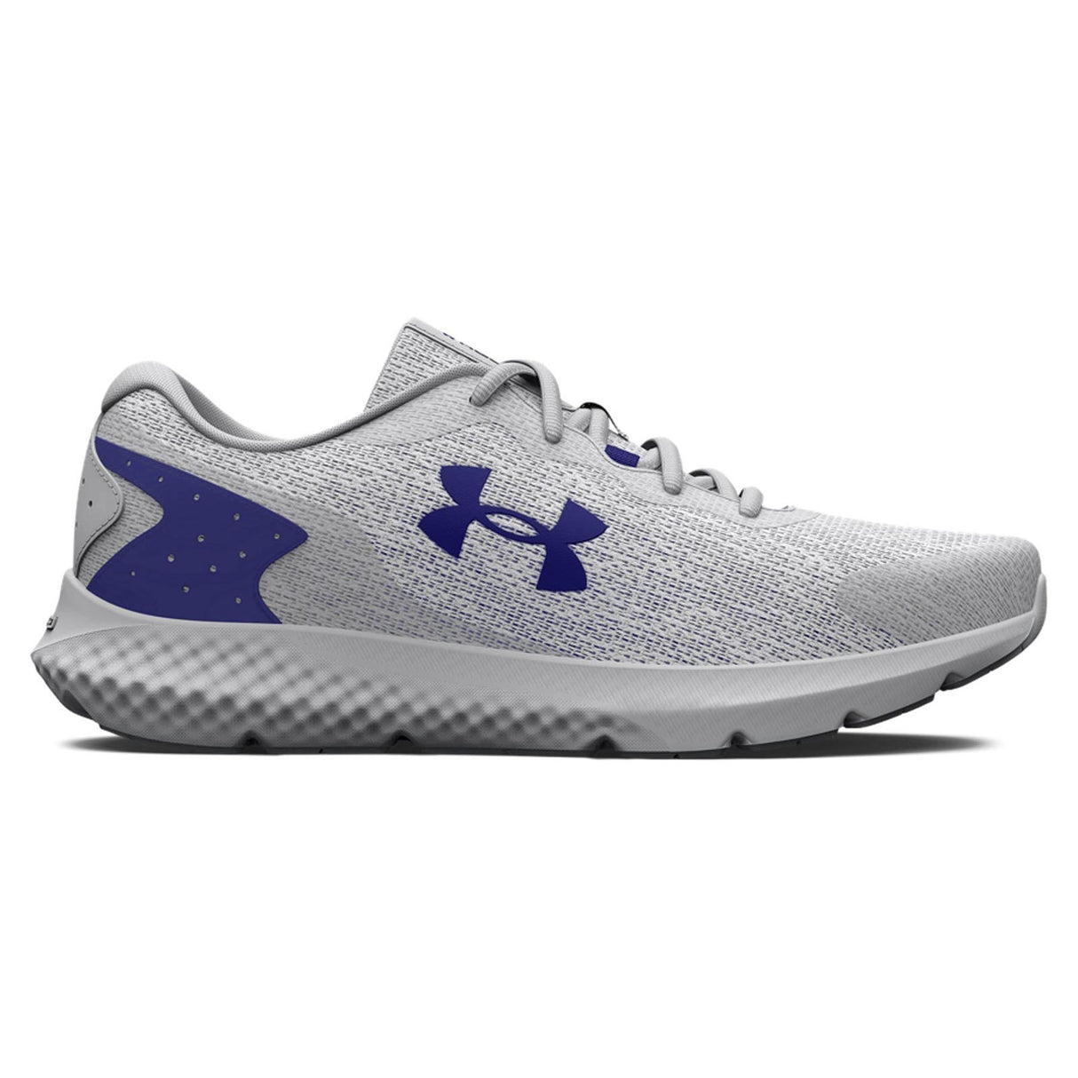 UA Charged Rogue 3 Knit Mens Grey/Blue