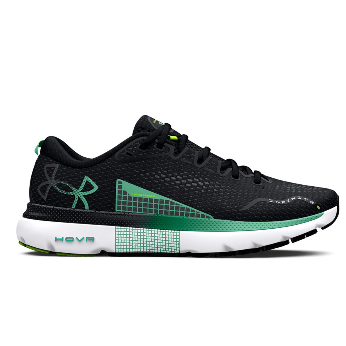 UA HOVR Infinite 5 Mens Black/Green