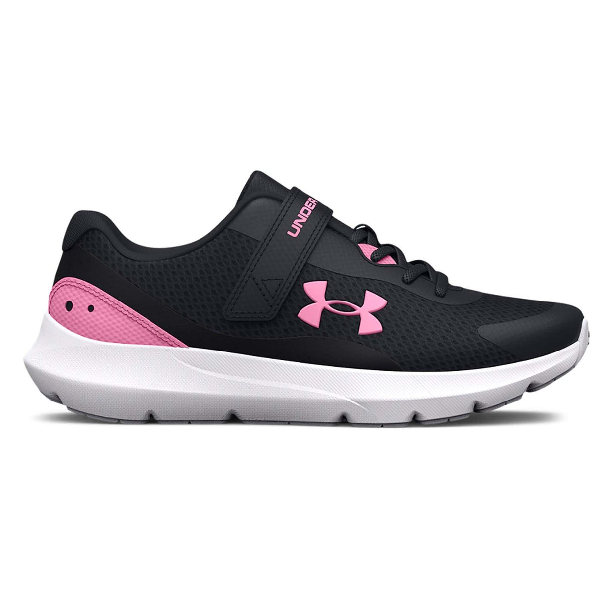 UA Surge 3 Jnr Girls Black/Pink