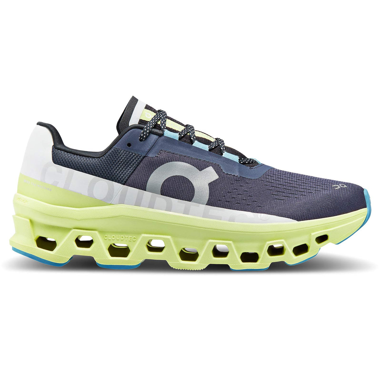 ON Cloudmonster Mens Grey Blue