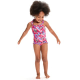 SPEEDO LTS DIGI FRILL TRSP IF PINK/PUR