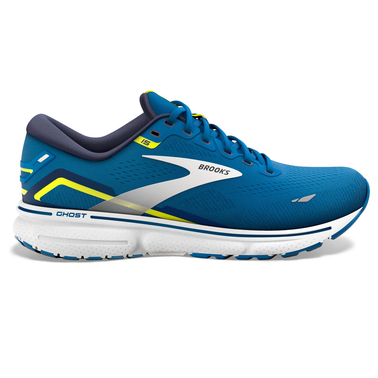 Brooks Ghost 15 Mens Blue / Lime