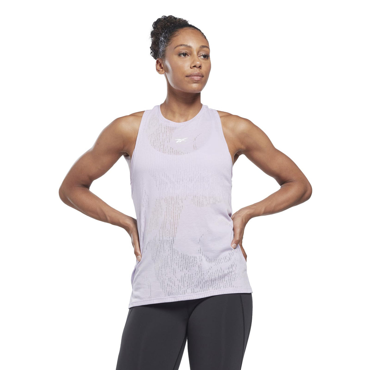 Reebok Womens Burnout Tank Purple