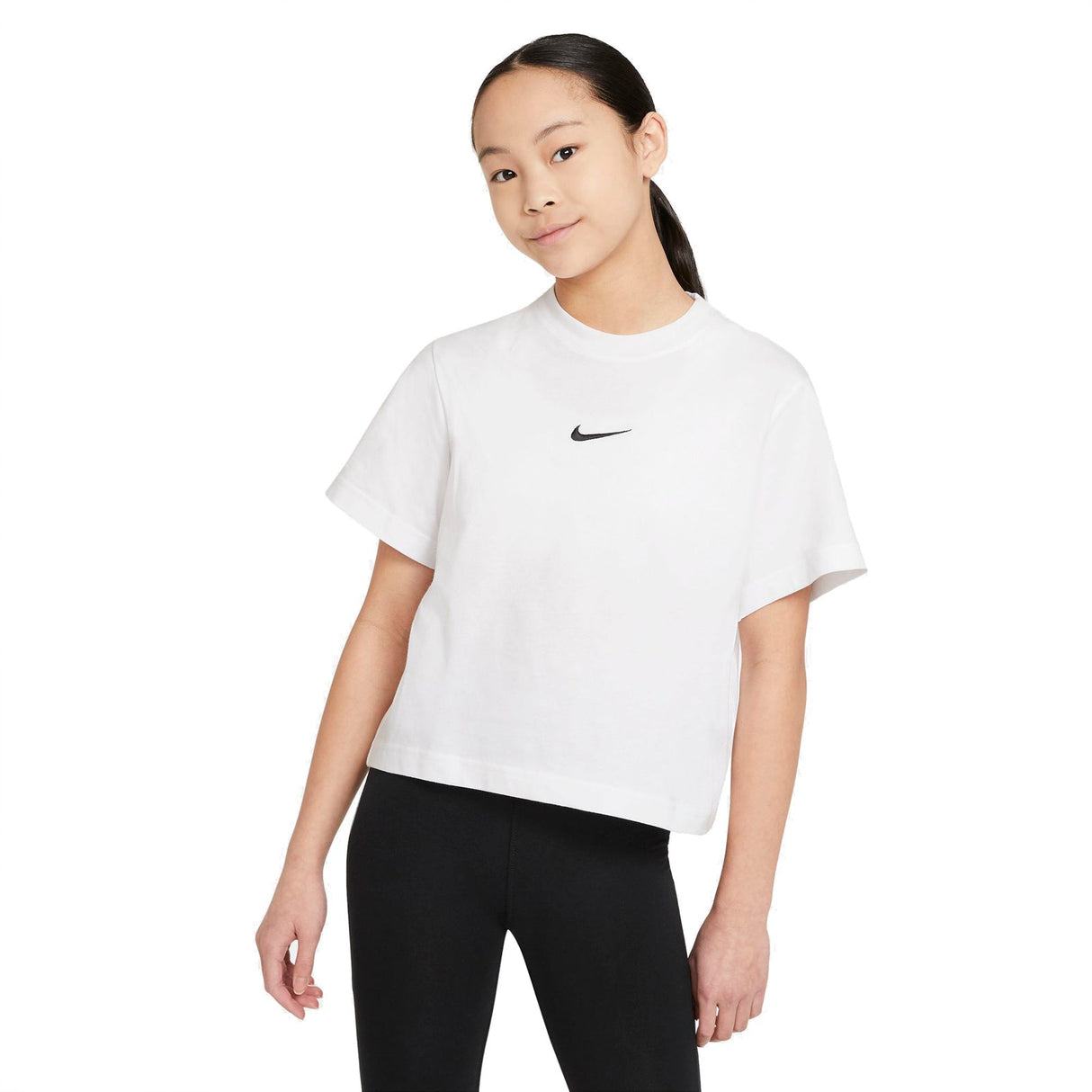 Nike Girls NSW Tee Essntl SS Boxy White