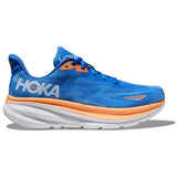 Hoka Clifton 9 Wide Fit Mens Blue/Orange