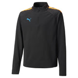 Puma Boys teamLIGA 1/4 Zip Top Jr Blk