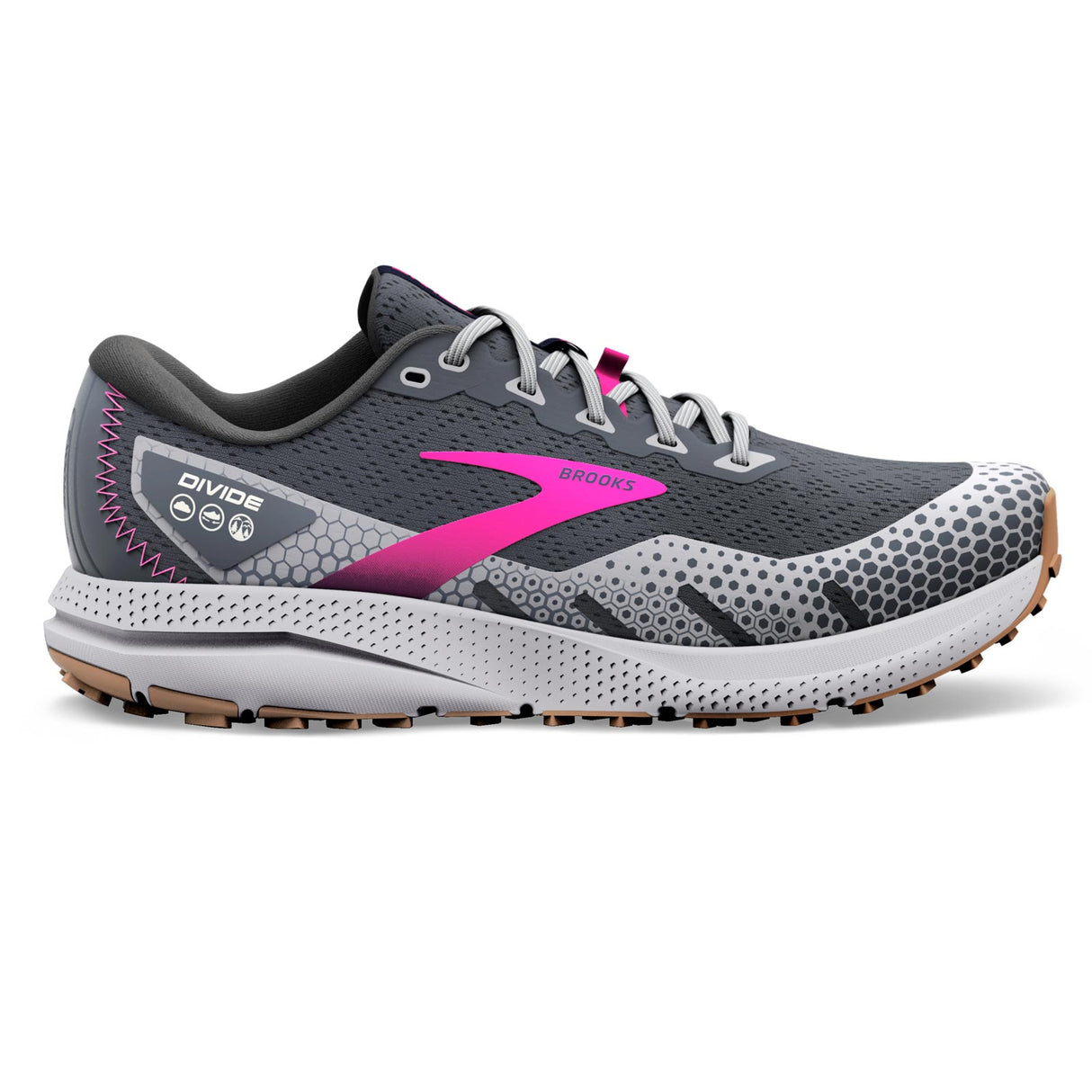 Brooks Divide 3 Womens Grey/Pink