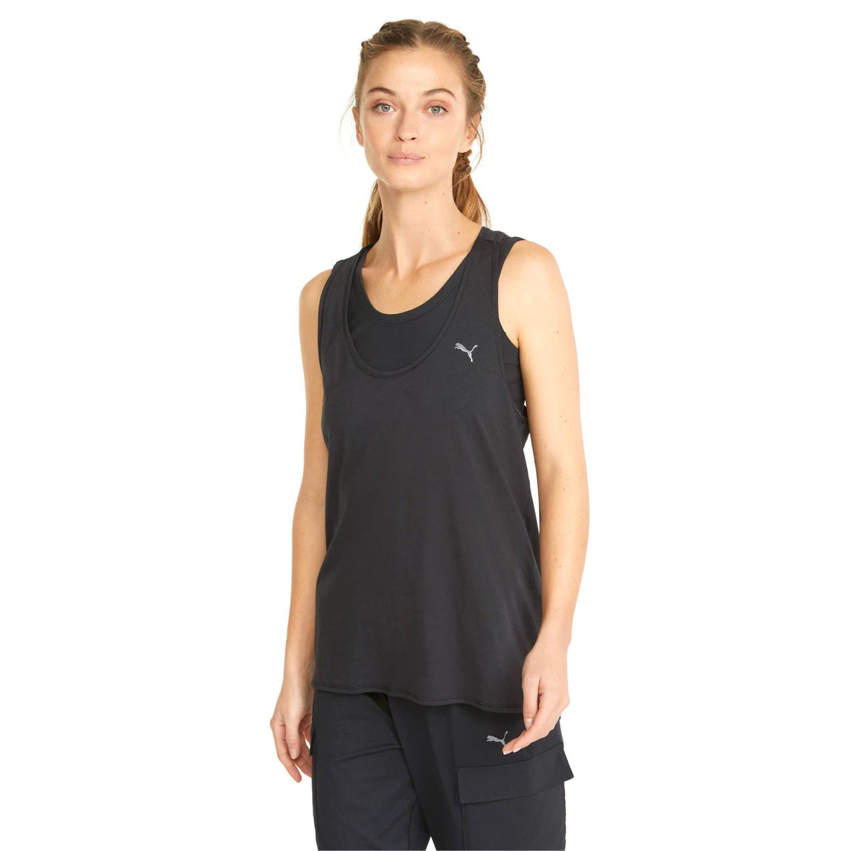 Puma Wmn Studio Fdn Relaxed Tank Blk