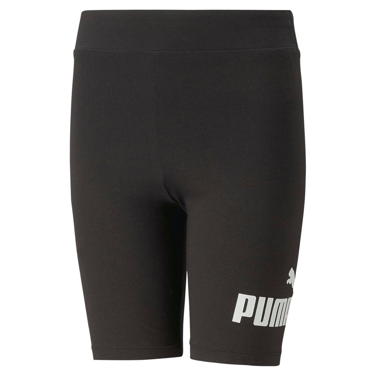 Puma Girls ESS+ Logo Short Leggings Blk