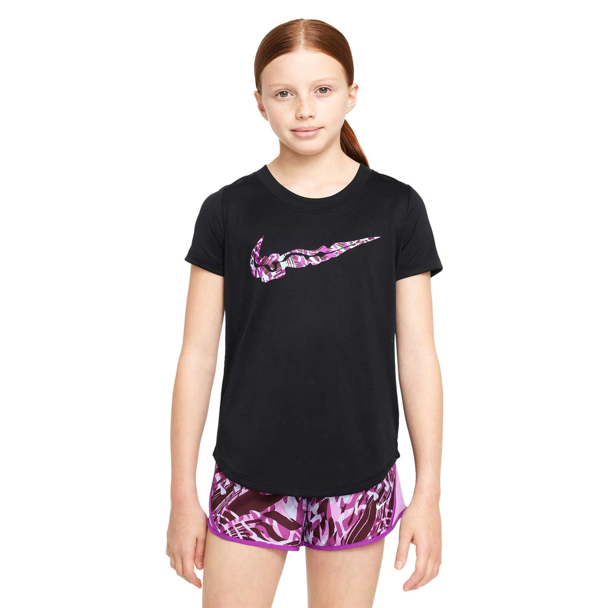 Nike Girls DF Tee Scoop SE+ Black