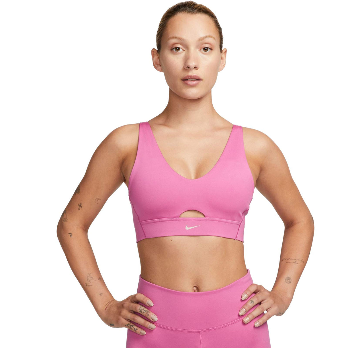 Nike Wmns DF Indy Plunge Cutout Bra Pink