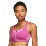 Nike Wmns DF Alpha Zip-Front Bra Pink