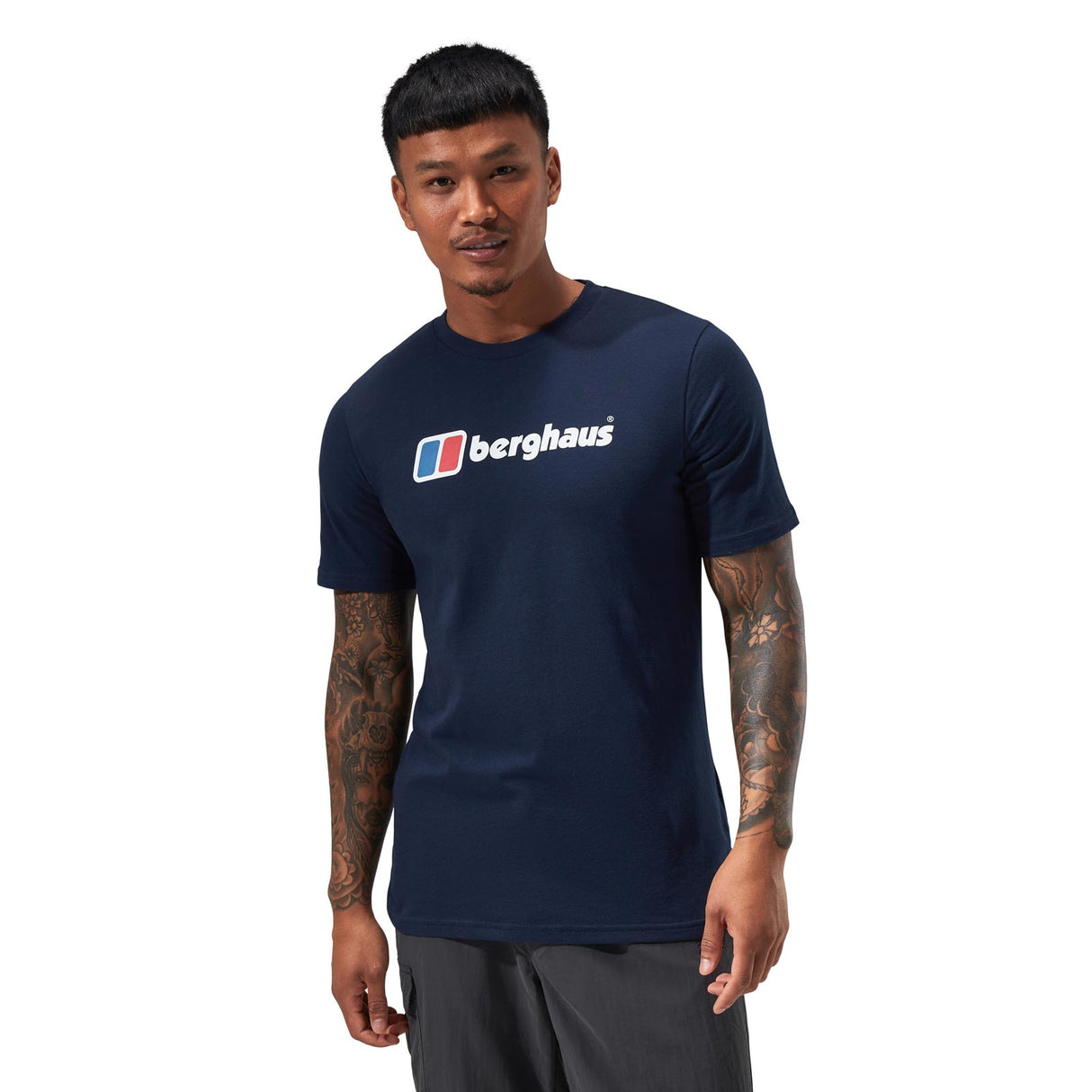 Berghaus Mens Organic Big C L Tee Navy