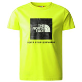 TNF Boys S/S Redbox Tee Yellow
