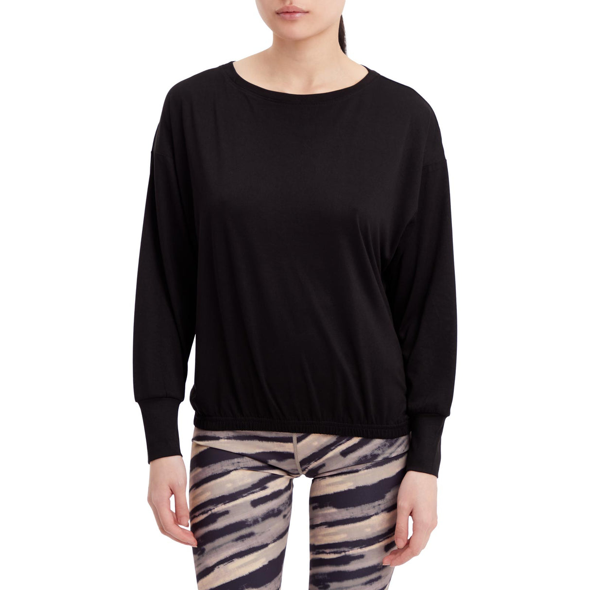 Energetics Wmns Olwyn Yoga Crew Black