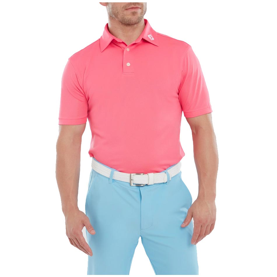 Footjoy Stretch Pique Solid Pink