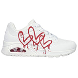 Skechers Uno Love Hearts Wmns White