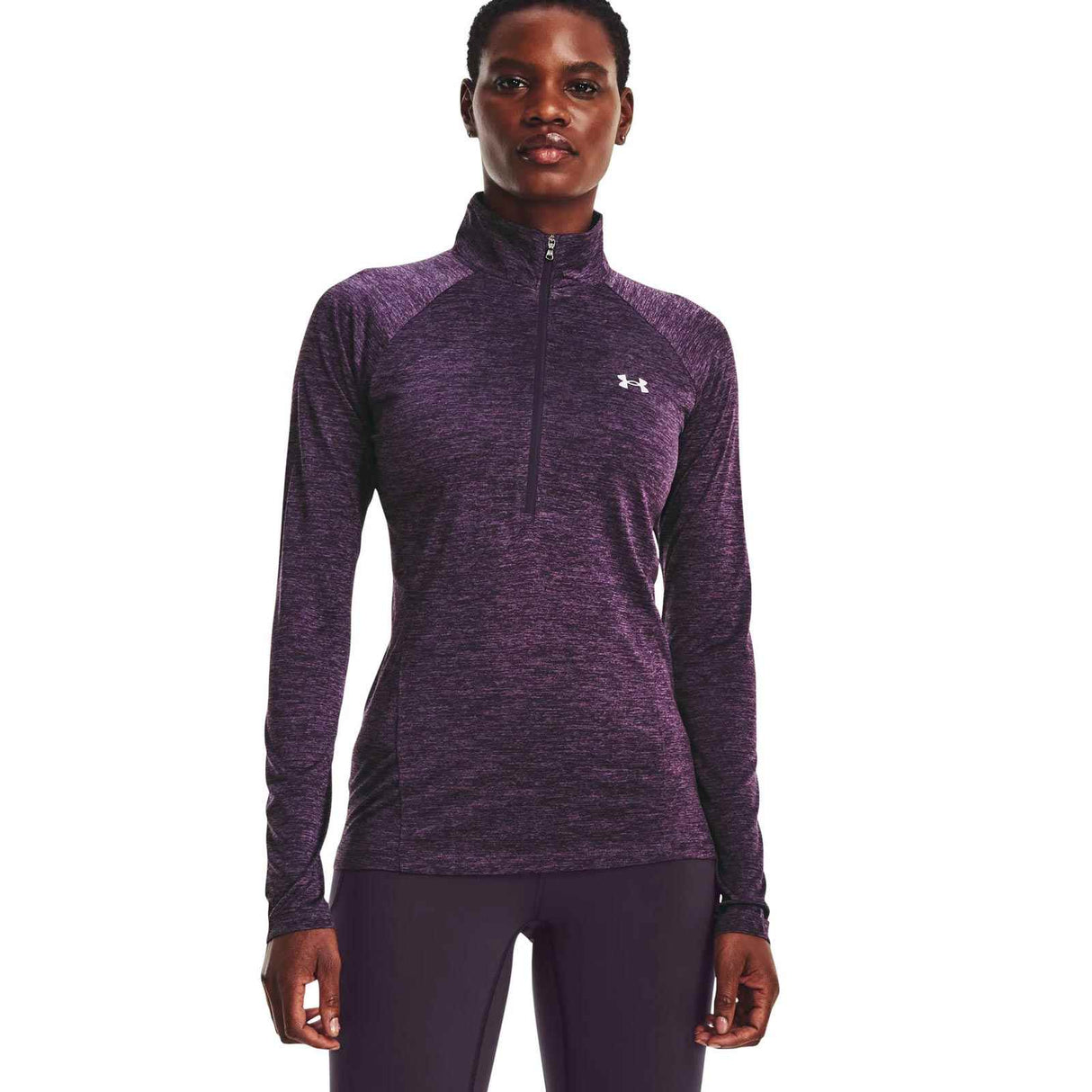 Under Armour Tech 1/2 Zip - Twist Purple
