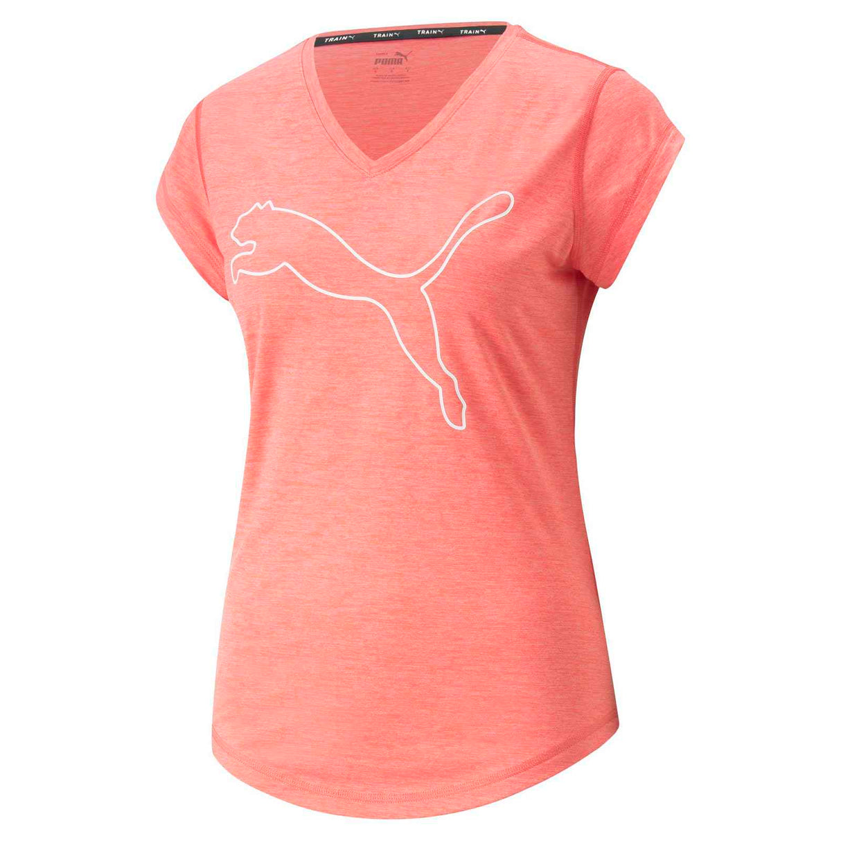 Puma Wmns Training Heather Cat Tee Pink