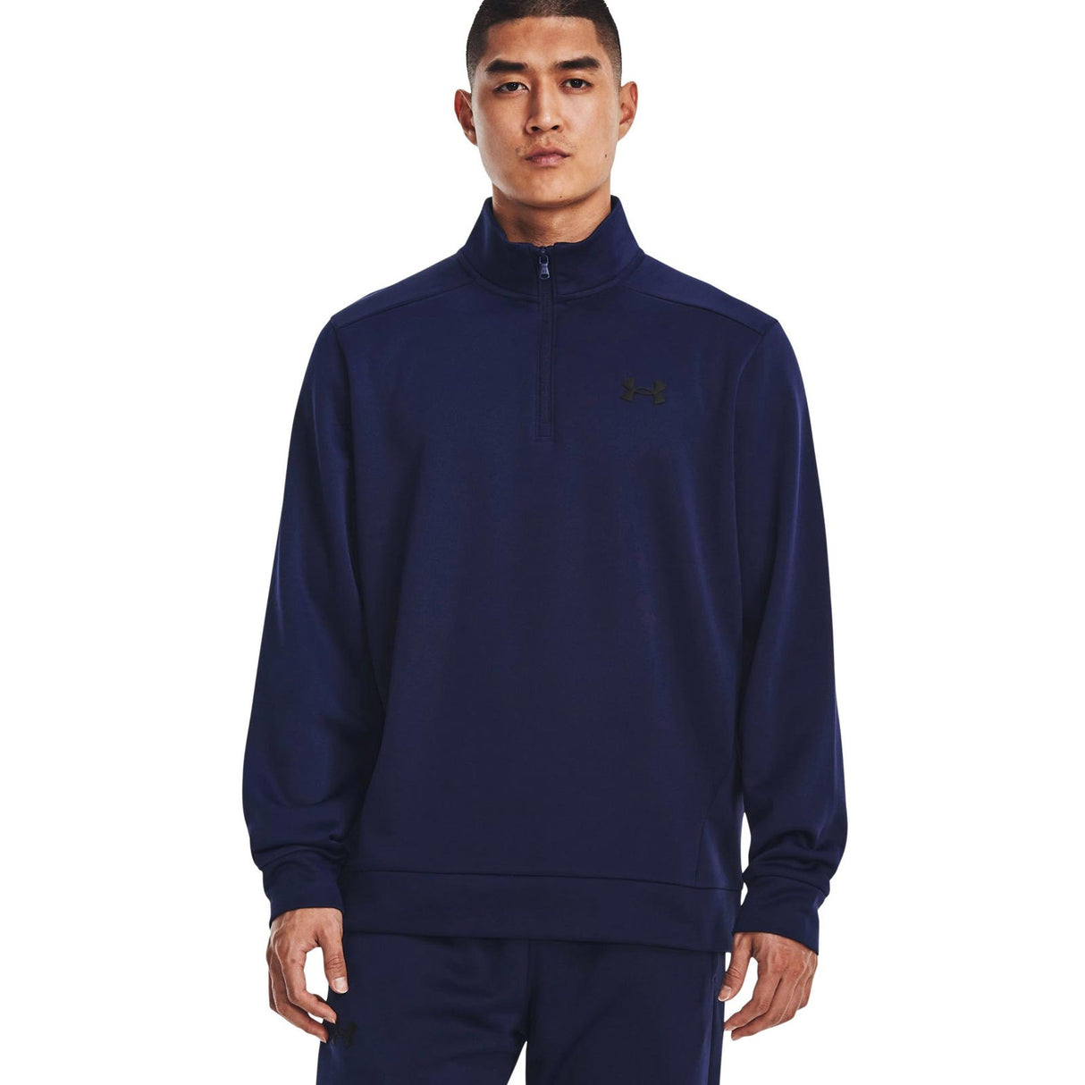 Under Armour Mens Fleece QZ Navy