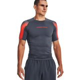 Under Armour Mens HG Novelty SS Grey