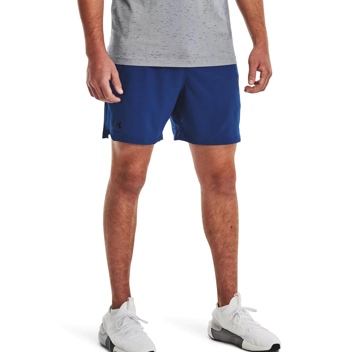 UA Mens Vanish Woven 6in Shorts Blue