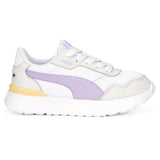 Puma R78 Voyage Jnr Girls White/Purple