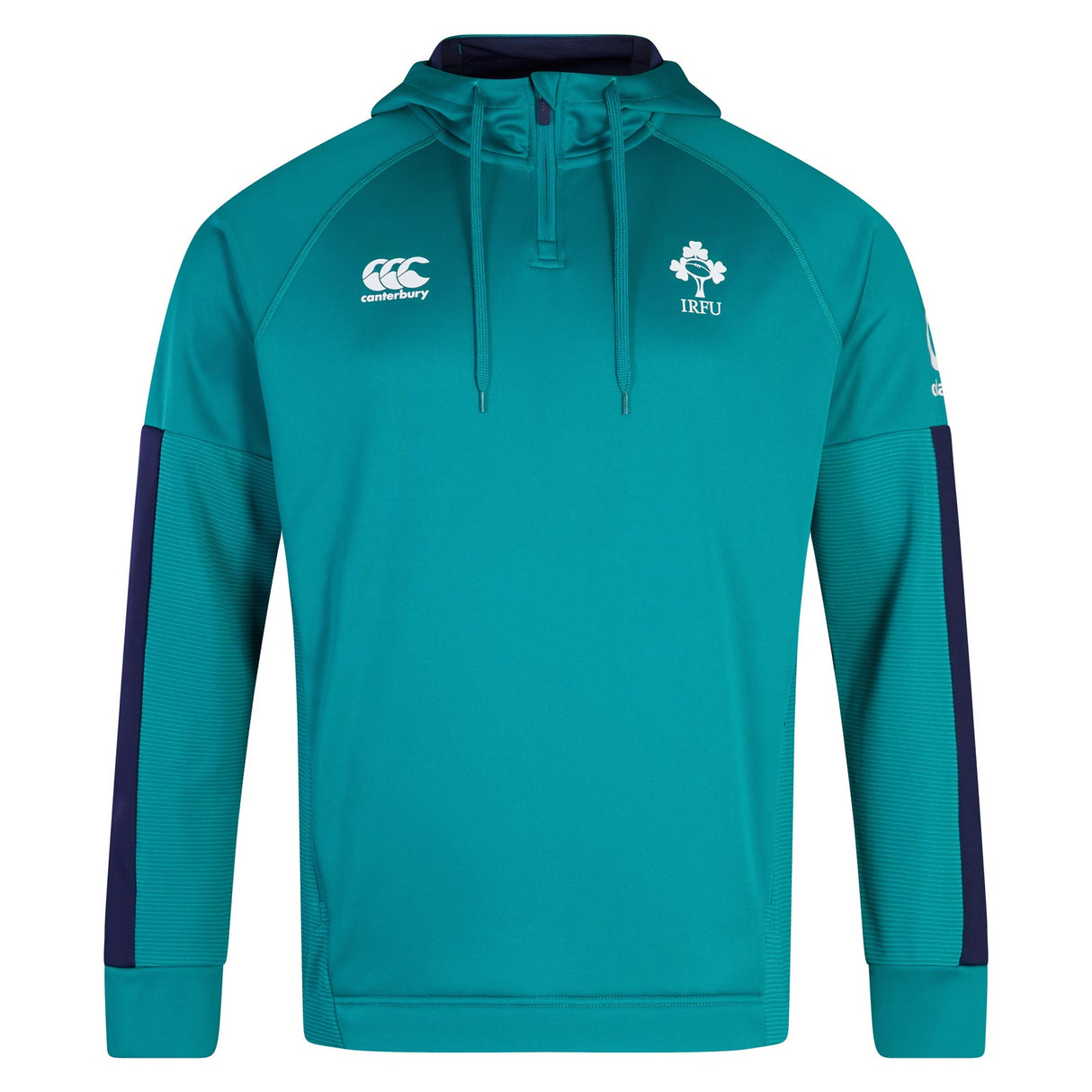 Canterbury IRFU 23 Wmn Zip Train Hood Gn
