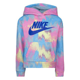 NIKE  JNR PRINTED CLUB PULLOVER BLUE