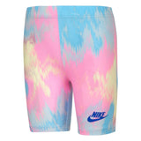 NIKE JNR PRINTED CLUB BIKE SHORT BLUE
