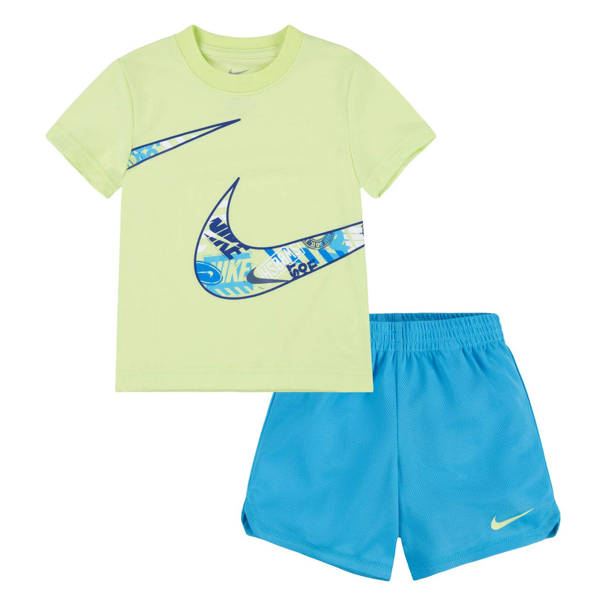 NIKE INF WILD AIR MESH SHORT SET BLUE