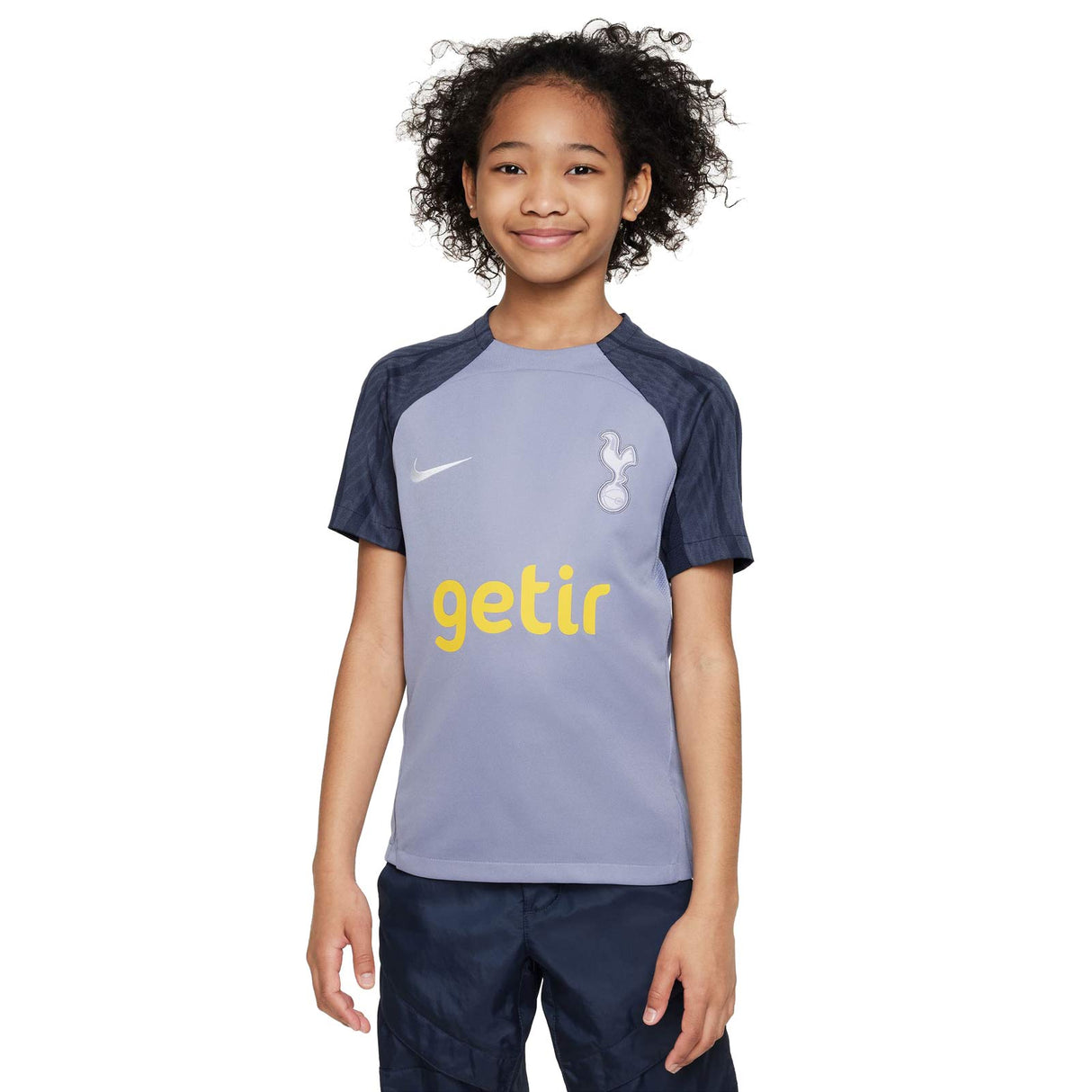 Nike THFC 23 Kids Strike Drill Tee Purpl
