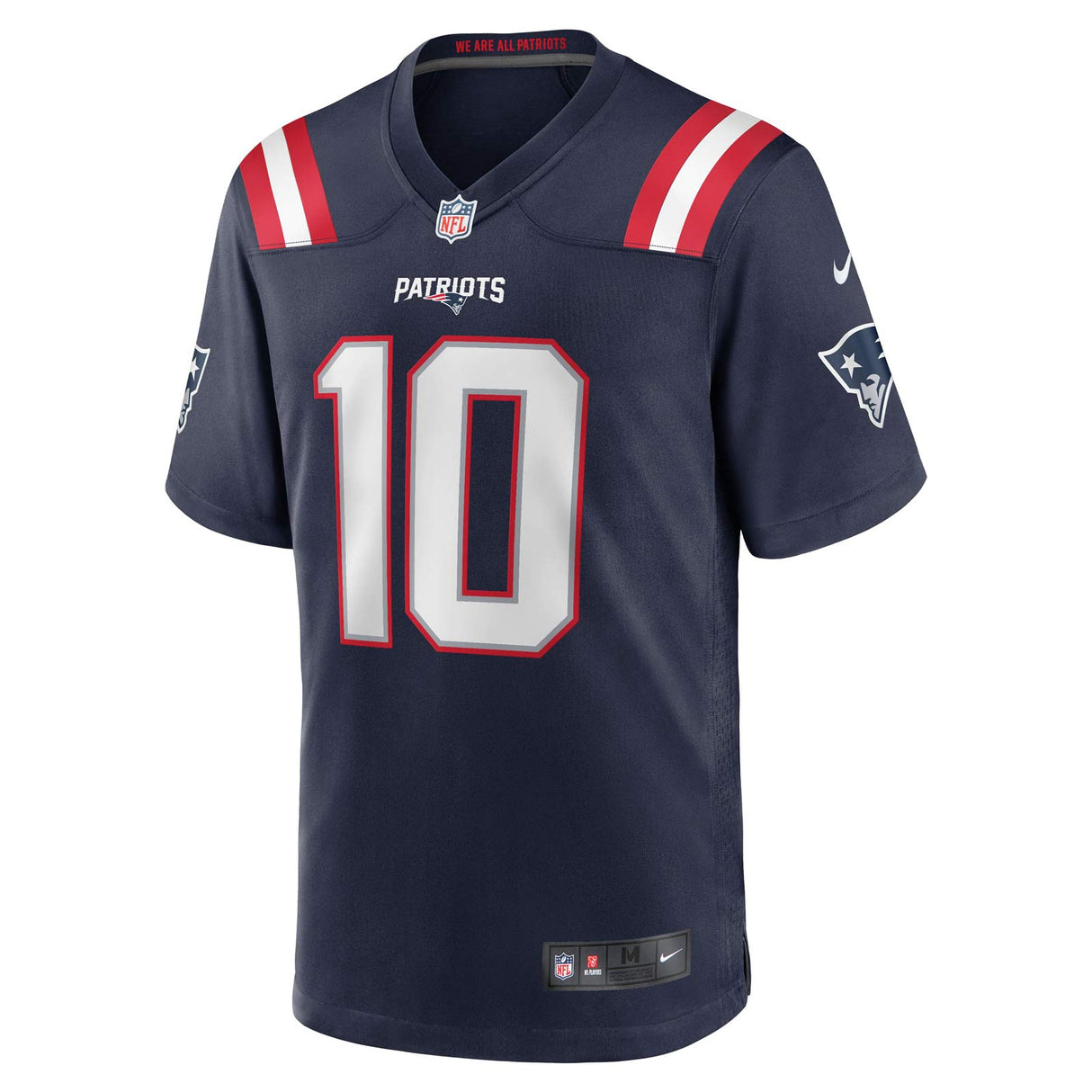 Nike Patriots Jones 10 Home Jersey Navy