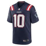 Nike Patriots Jones 10 Home Jersey Navy