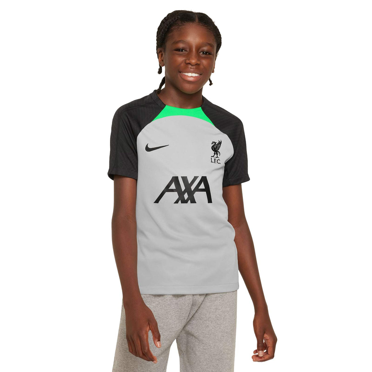 Nike LFC 23 Kids Strike Drill Tee Grey