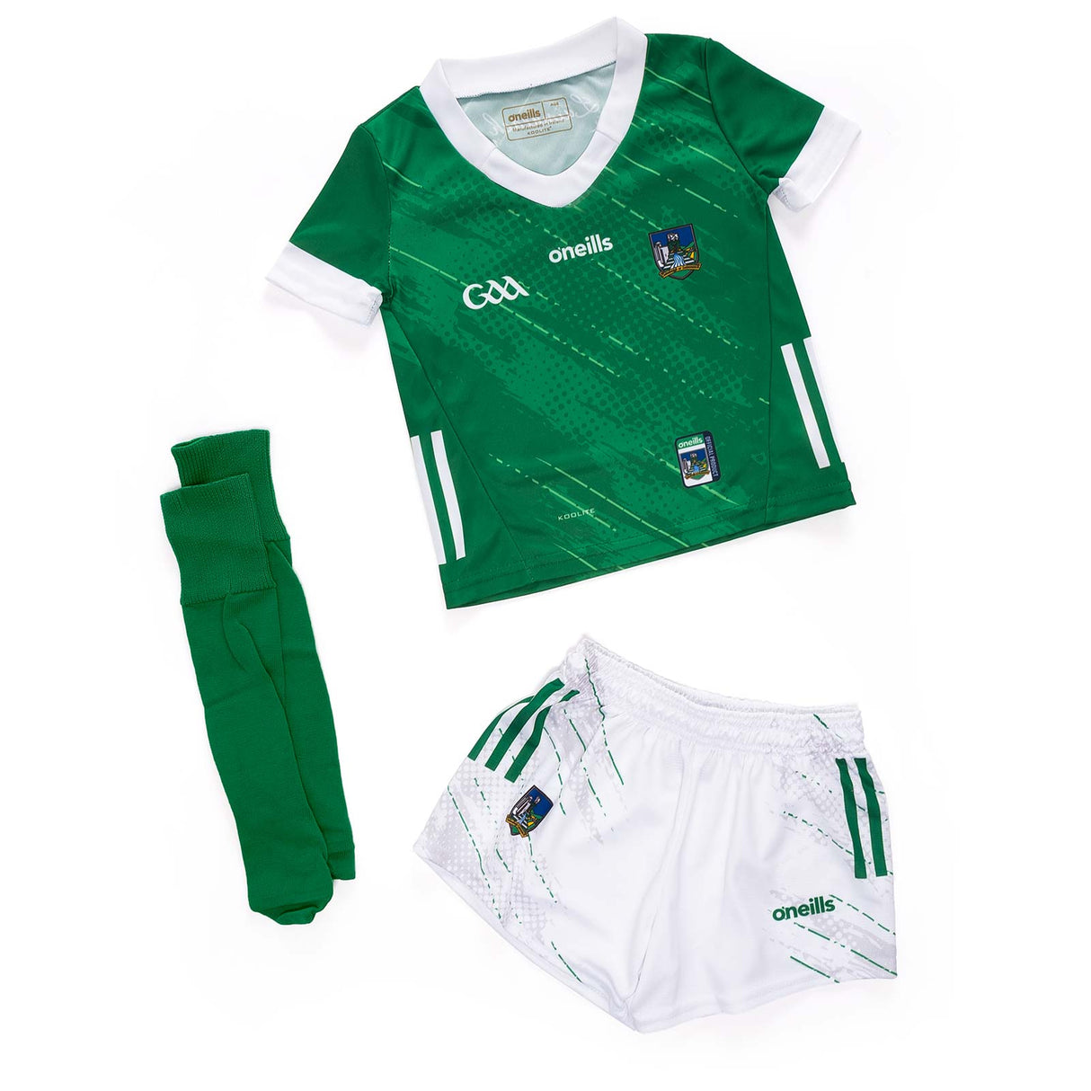 O'Neills Limerick 23 Home Kids Kit Green