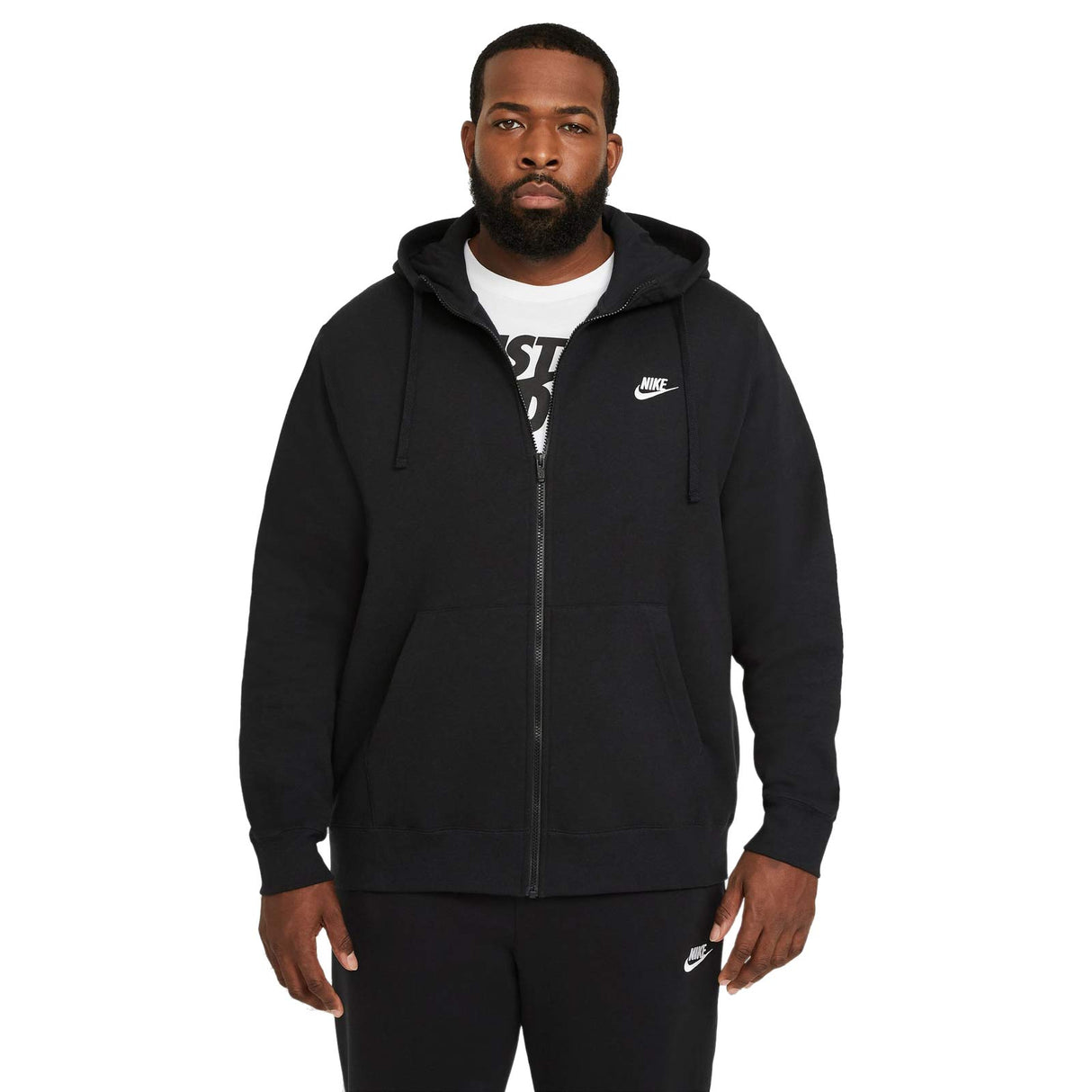 Nike Mens Sportswear Fleece FZ Hoody Blk