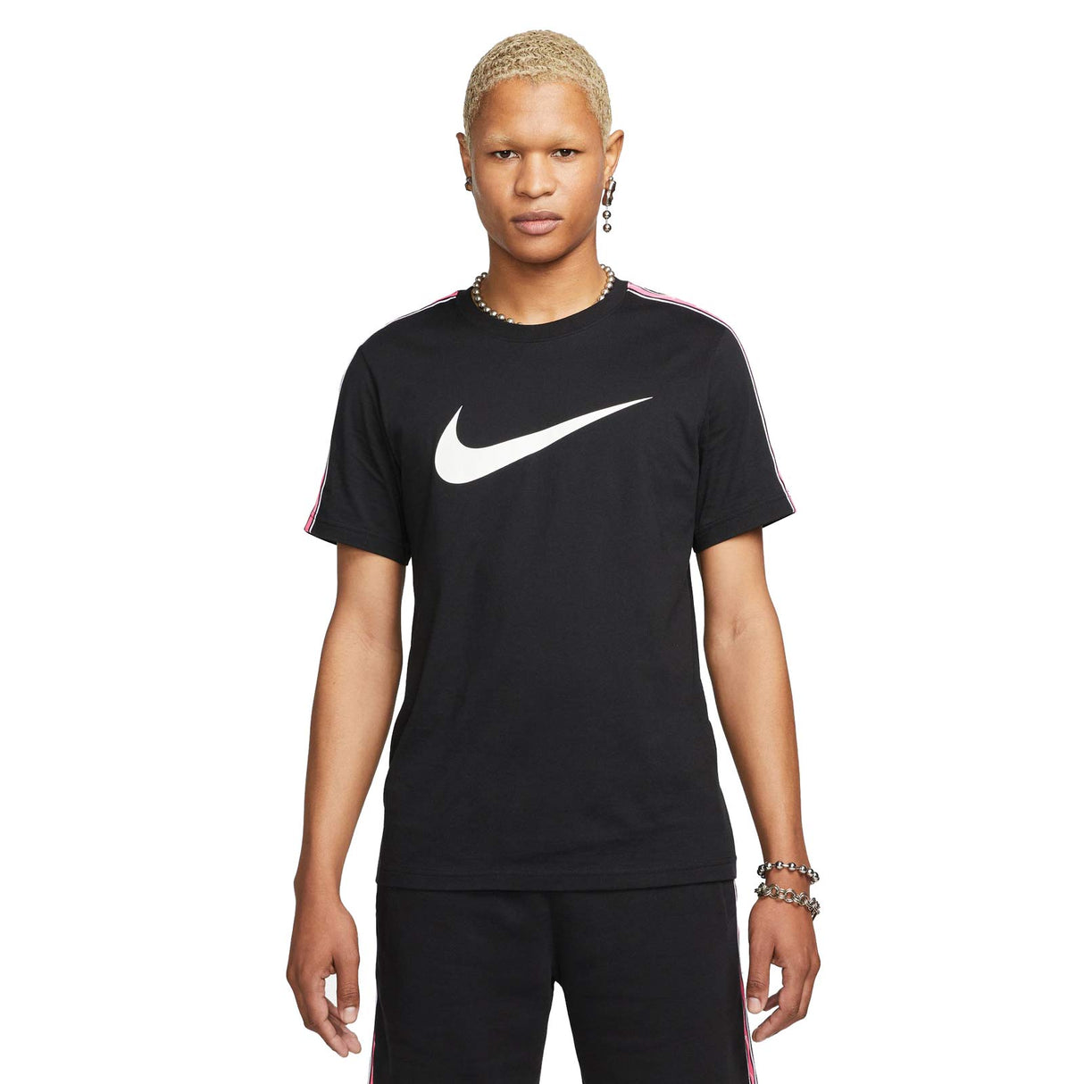 Nike Mens Repeat SW SS Tee Black