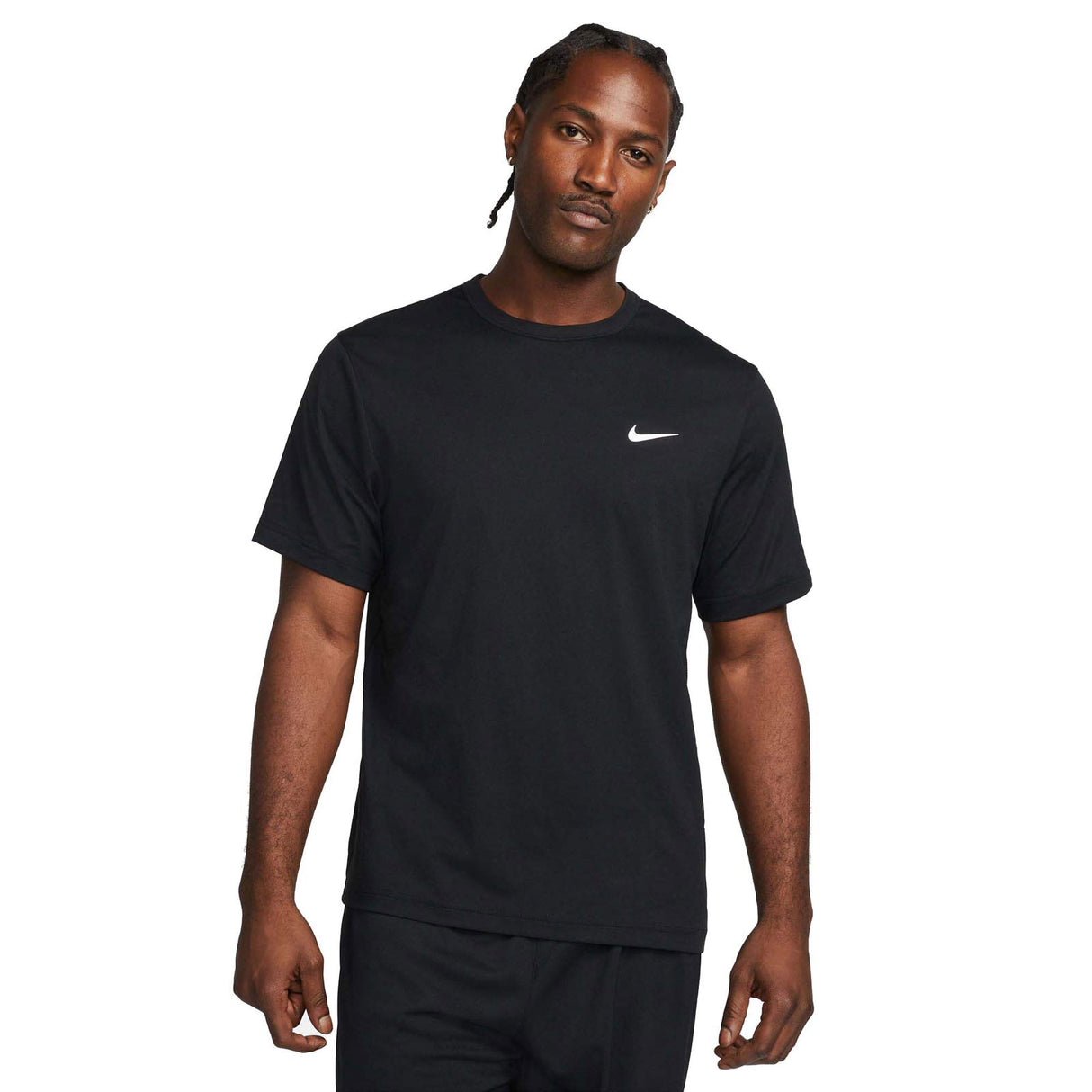 Nike Mens Dri-Fit UV HYVERSE SS Tee Blk