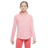 Nike Girls DF LS Top HZ Run Pink
