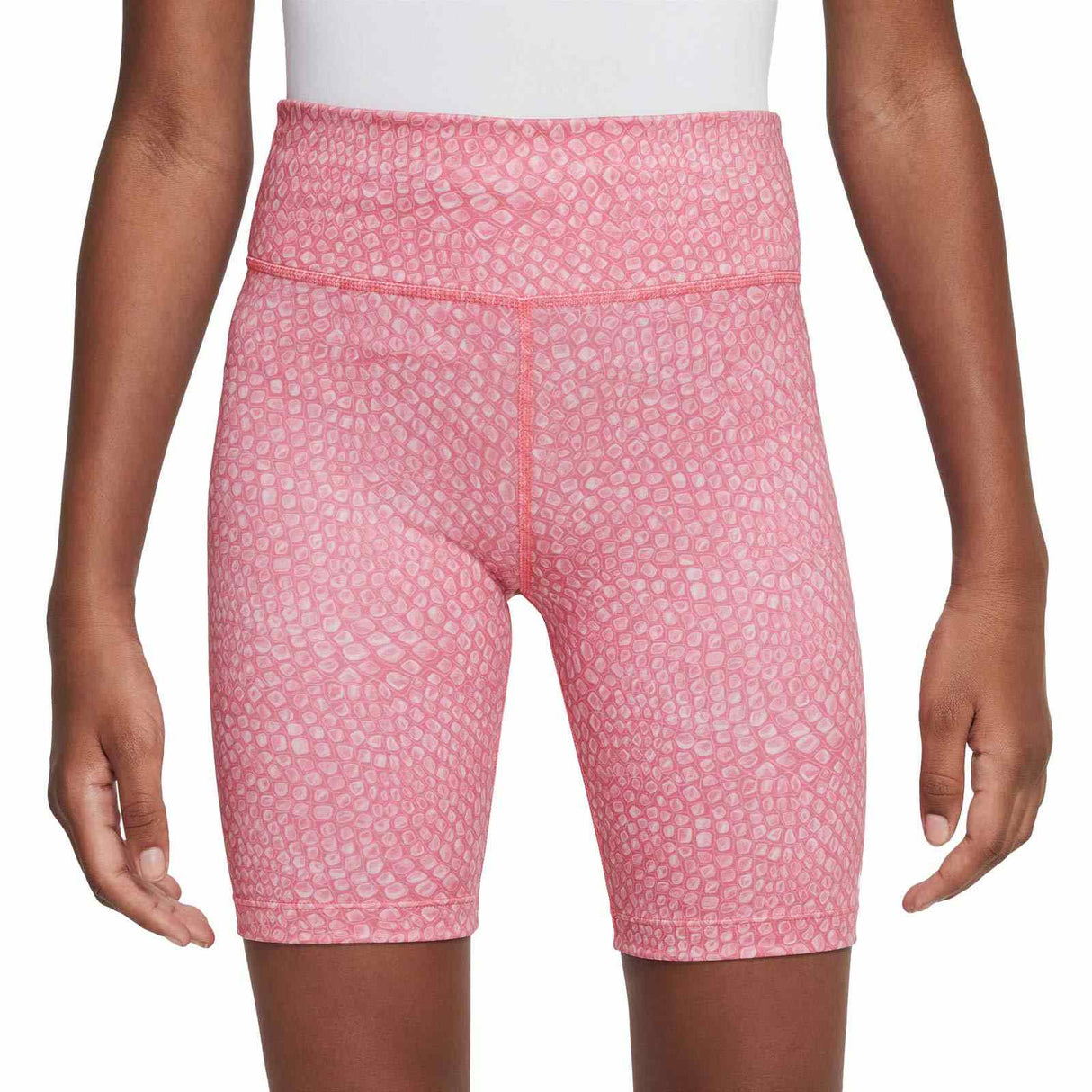 Nike Girls DF One Bike Short AOP Pink