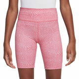 Nike Girls DF One Bike Short AOP Pink