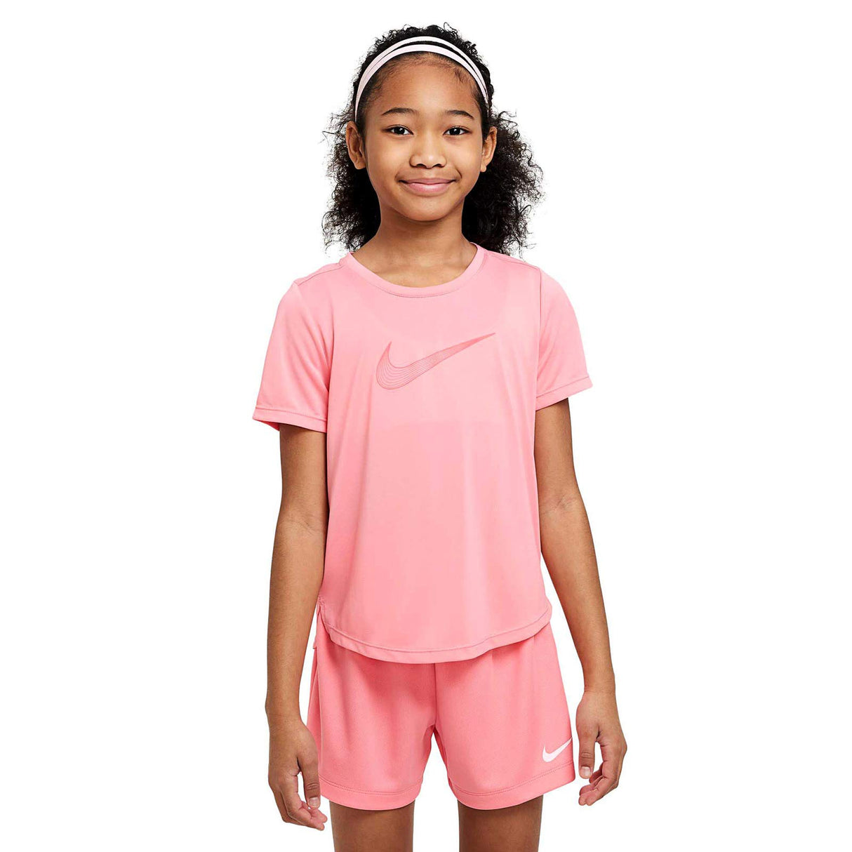 Nike Girls DF One SS Top GX Pink