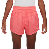 Nike Girls DF One HR Short Logo Print Pi