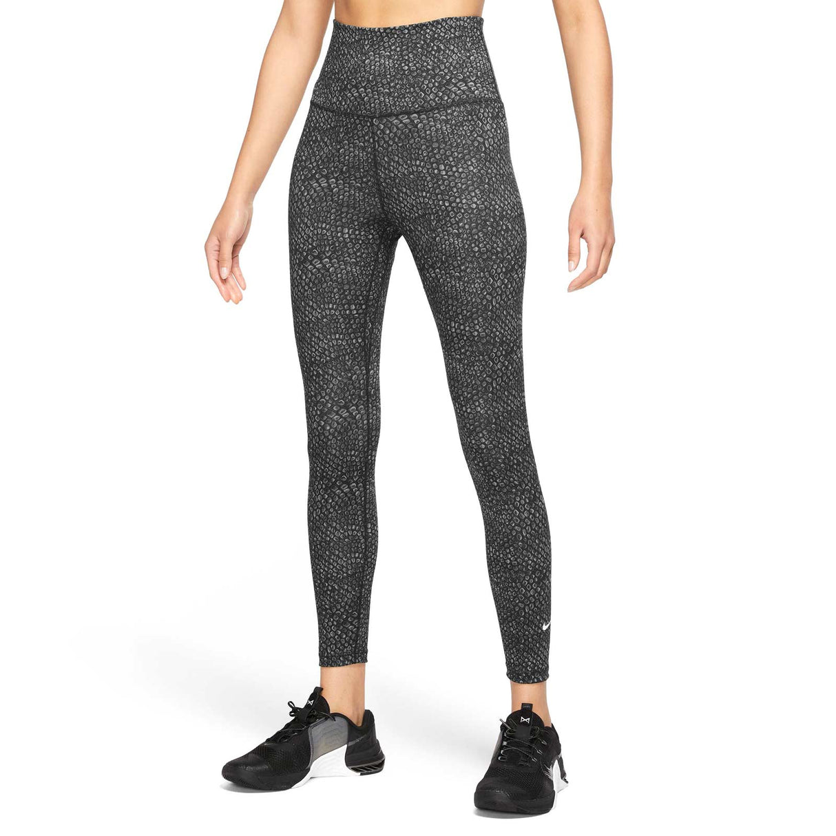 Nike Wmns One DF HR 7/8 Tight AOP Black