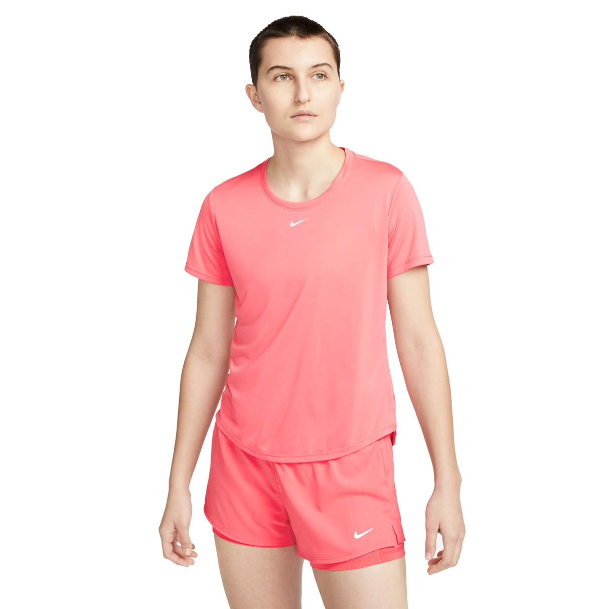 Nike Wmns One DF SS Std Top Pink